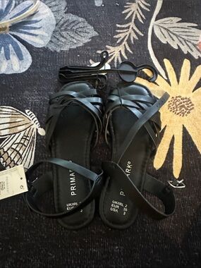Primark Black Strappy Flat Women's Sandals